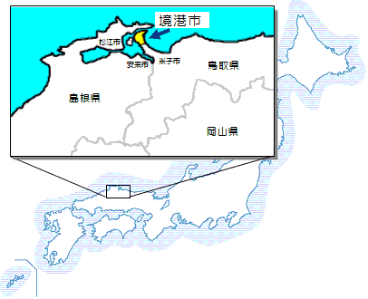 「境港 地図」の画像検索結果