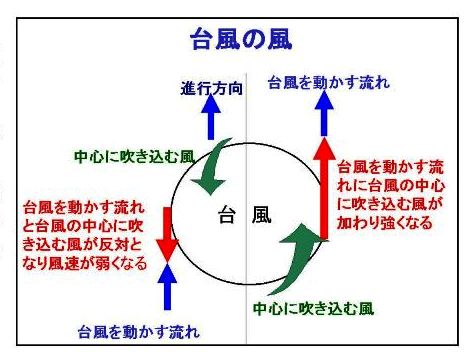 台風の風