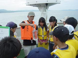 中海・美保湾環境学習会の様子