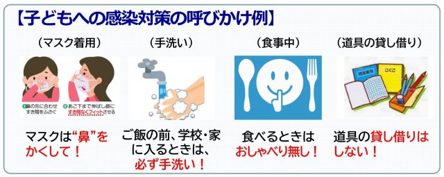 子供の感染対策