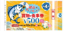 【見本】第４弾さかいみなと応援券（買物・食事券）