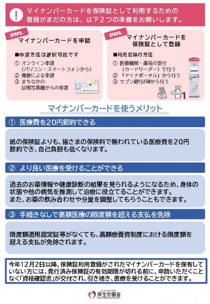 マイナ保険証のメリット