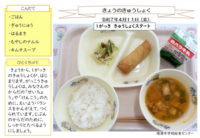 4月11日盛り付け写真