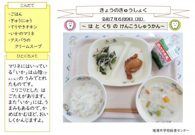 6月9日盛り付け写真