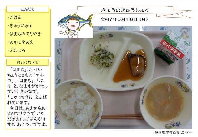 6月16日盛り付け写真